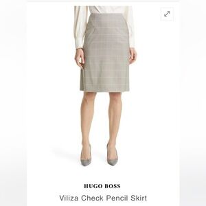 NWT Viliza Check Pencil Skirt